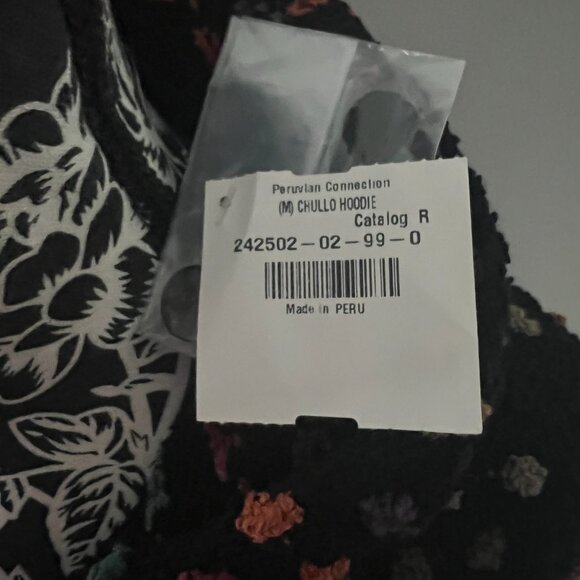 Peruvian Connection Sweater Knit Chullo Hoodie Cardigan Womens Medium NWT MED - Picture 10 of 10